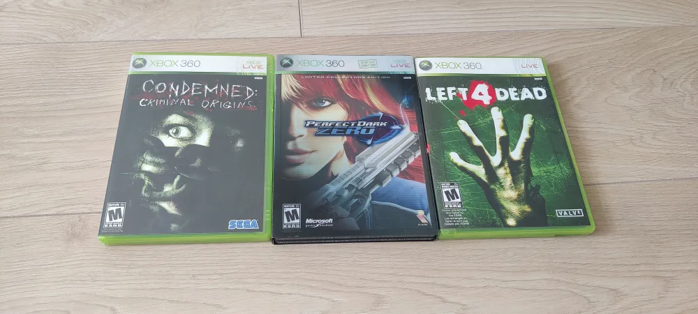 Xbox 360 Games: Condemned, Perfect Dark Zero, Left 4 Dead thumbnail