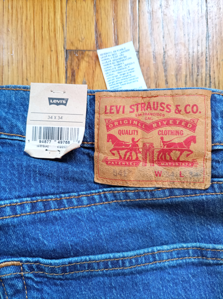 Levi's 541 Athletic Fit Mens Jeans, 34W x 34L - photo 3