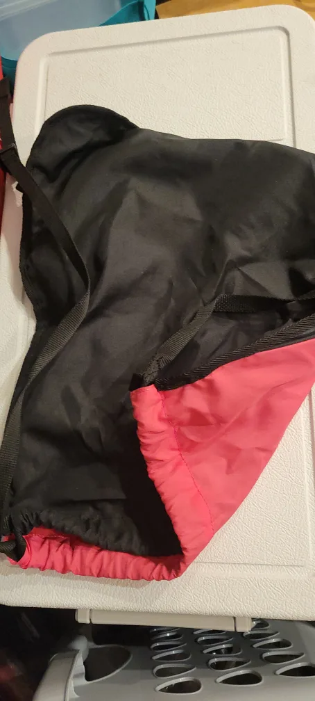 Nike Drawstring Backpack - Pink & Black image indicator(2)