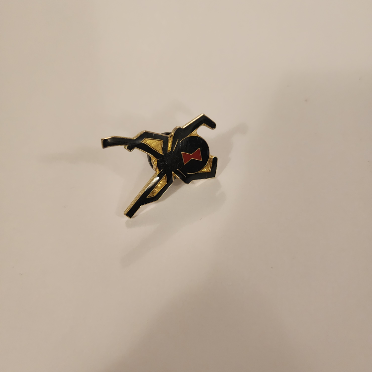 Black Widow Enamel Pin - photo 2