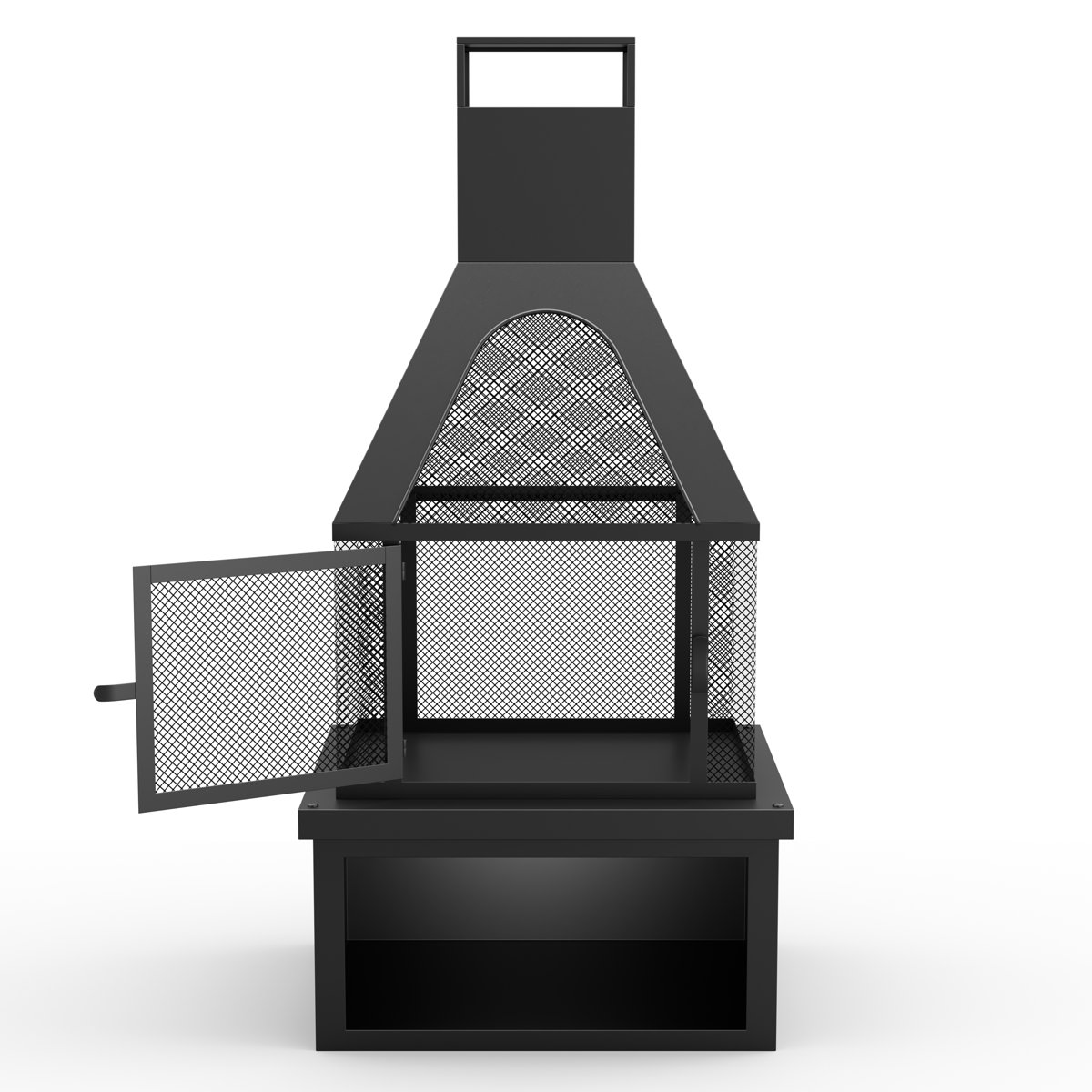 Metal Fire Pit with Spark Screen - photo 5