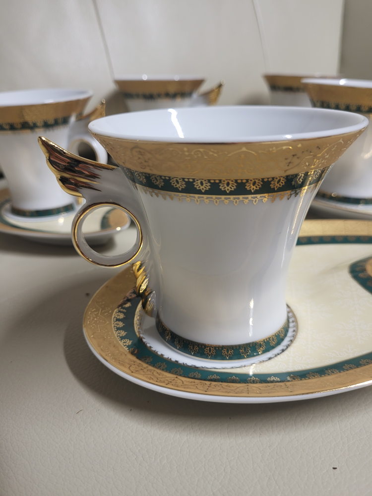 6 Elegant Tea Cup & 6 Saucer Set - photo 4