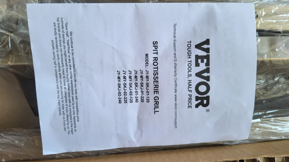 New VEVOR Spit Rotisserie Grill JY-MY-SKJ-01-120 image indicator(2)