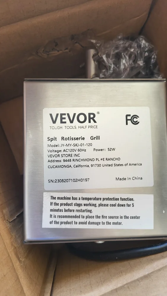 New VEVOR Spit Rotisserie Grill JY-MY-SKJ-01-120 image indicator(3)
