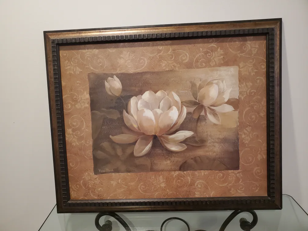 Framed Floral Wall Art thumbnail