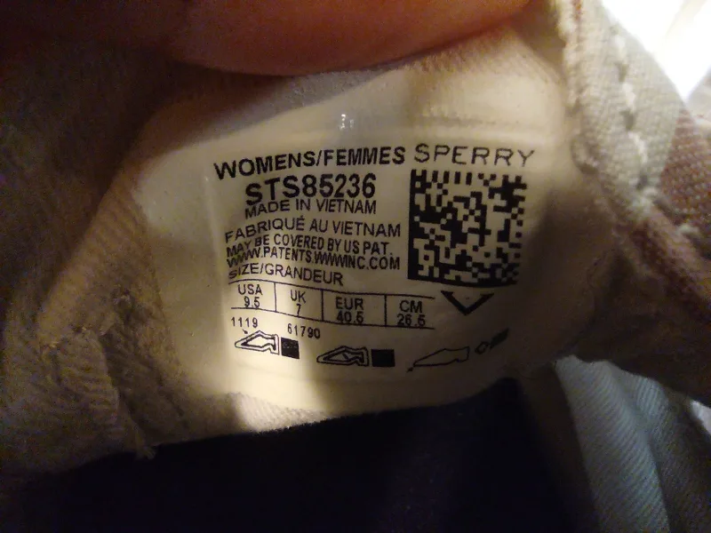 Sperry Women's Seacycle Crest Vibe Striped Rose Sneaker Size 9.5 image indicator(6)