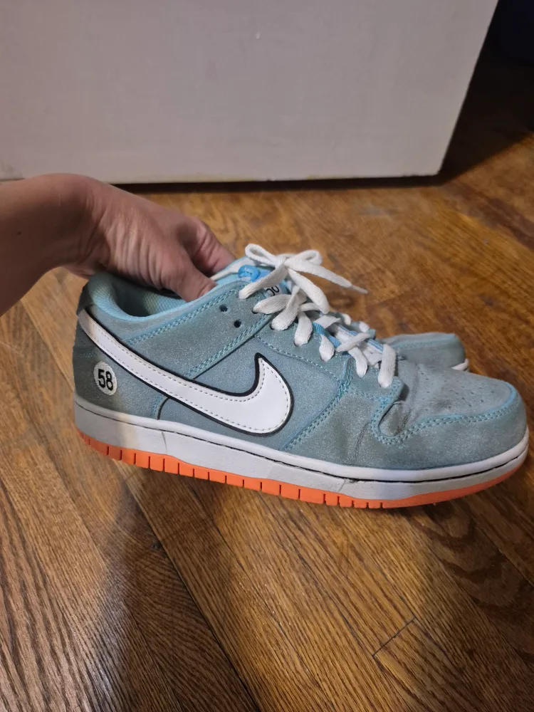 Nike SB Dunk Low Blue/White Size 7.5 thumbnail