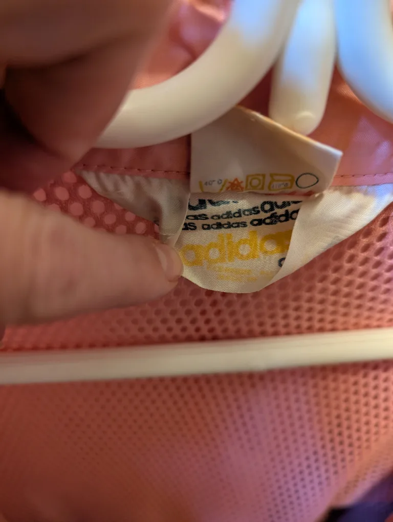 Vintage Adidas Pink & Grey Windbreaker Jacket image indicator(4)