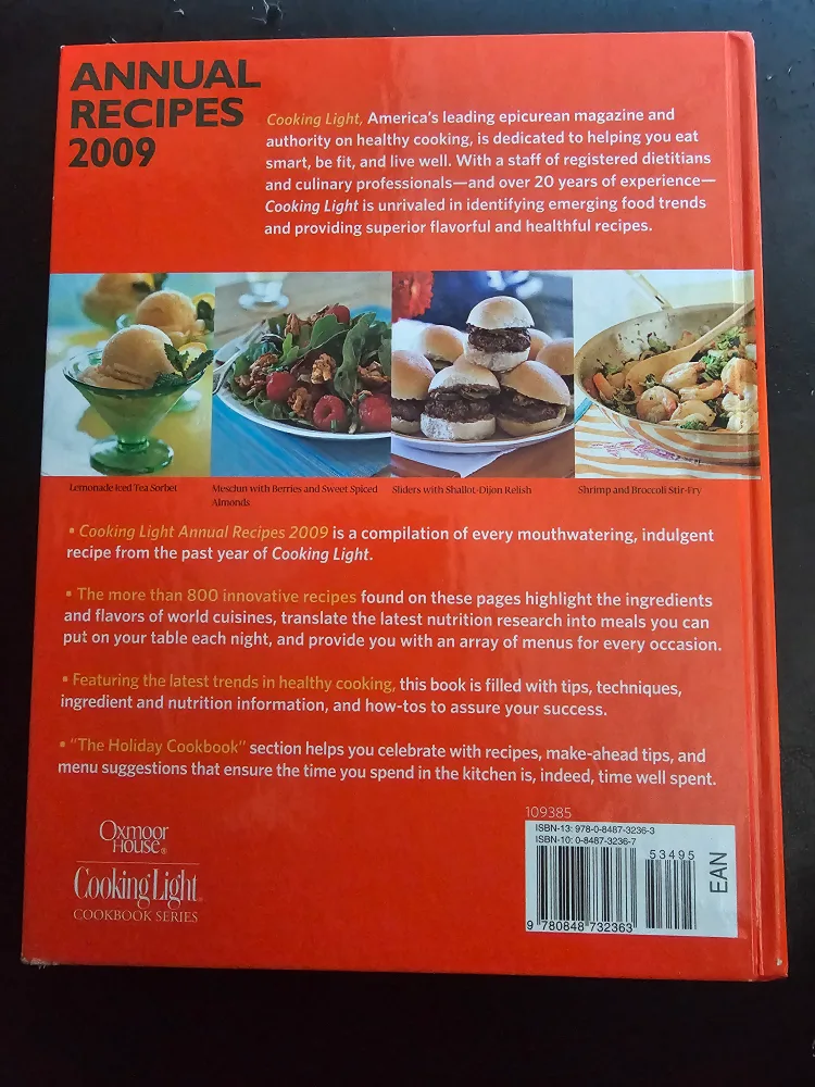 Cooking Light Annual Recipes 2009 Cookbook image indicator(3)