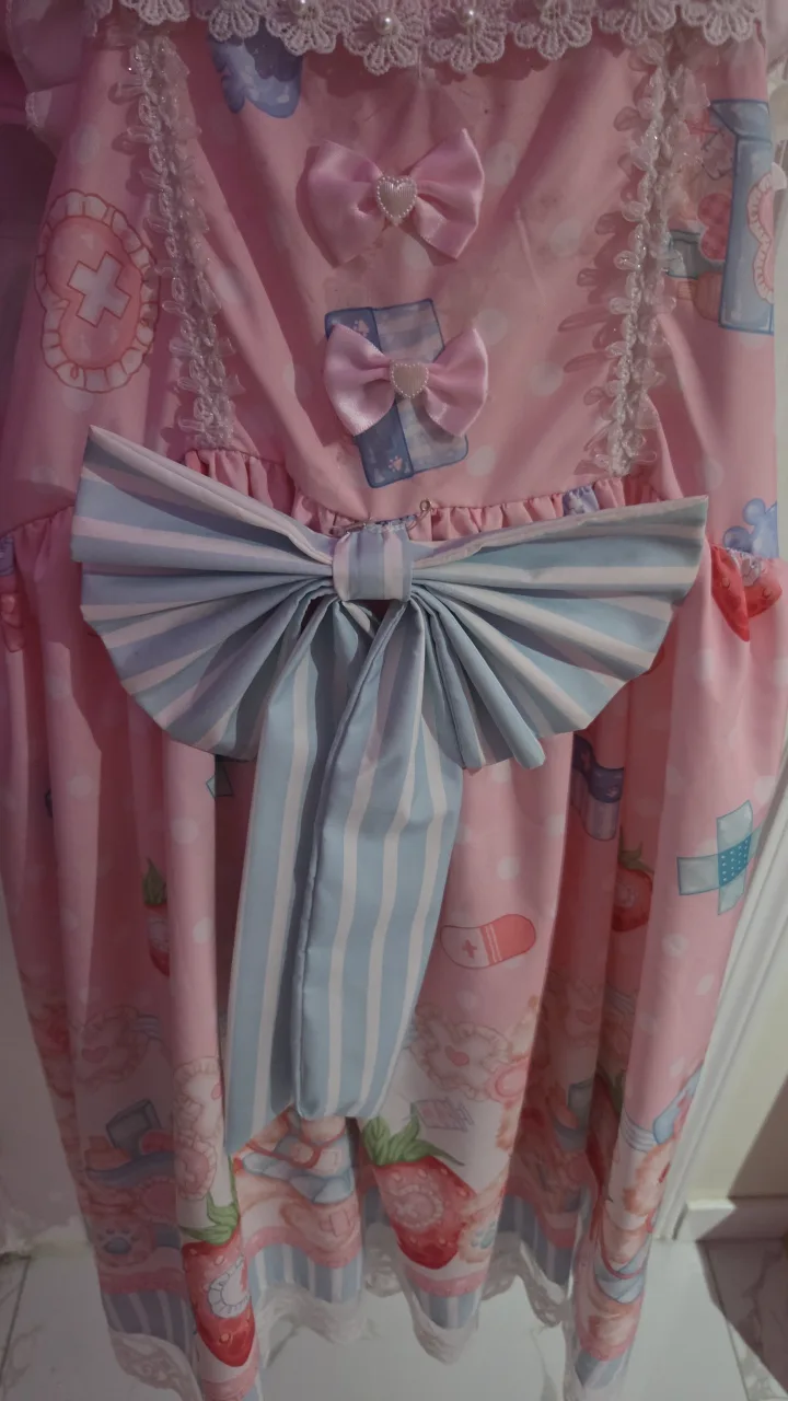 Pink Lolita Jumper Dress image indicator(3)