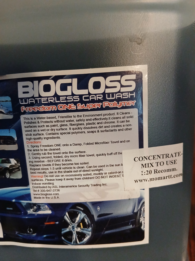 Biogloss Waterless Car Wash - photo 2