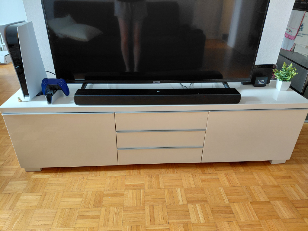 IKEA BESTÅ BURS TV Bench - White