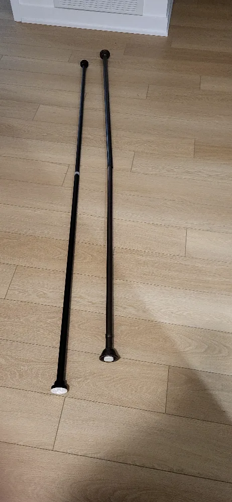 Adjustable Curtain Rods - Black & Bronze thumbnail