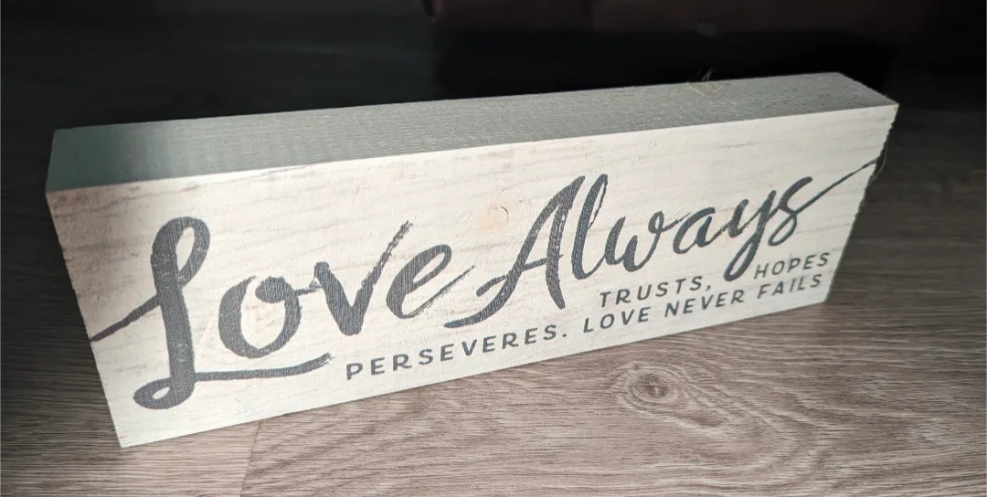 Brand New Love Always Wooden Sign thumbnail
