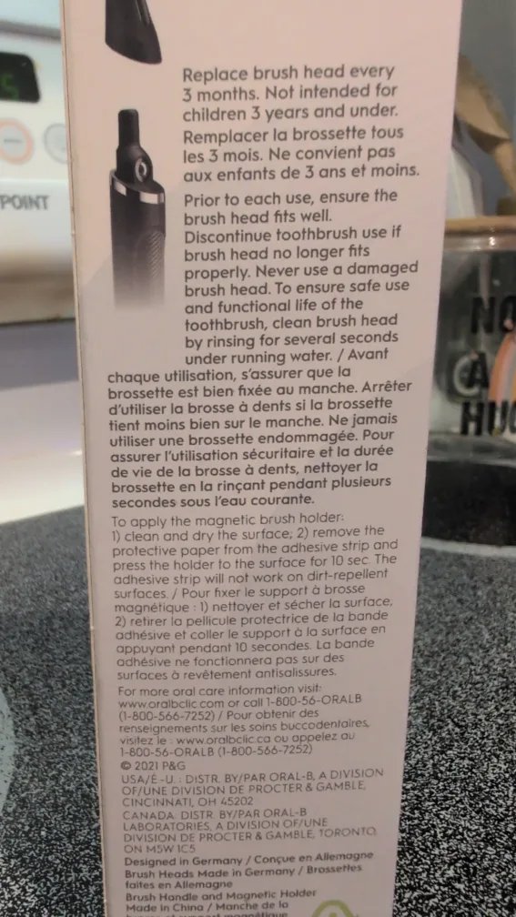 Oral-B Clic Onyx Black Manual Toothbrush - New image indicator(2)