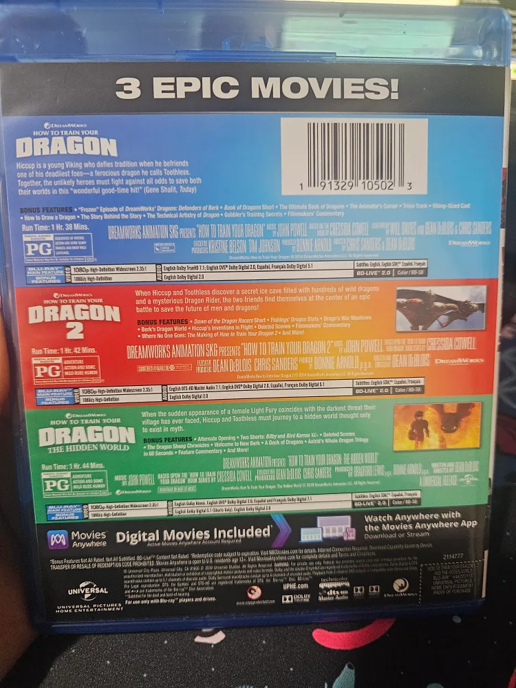 How to Train Your Dragon Blu-ray 3-Movie Collection image indicator(4)
