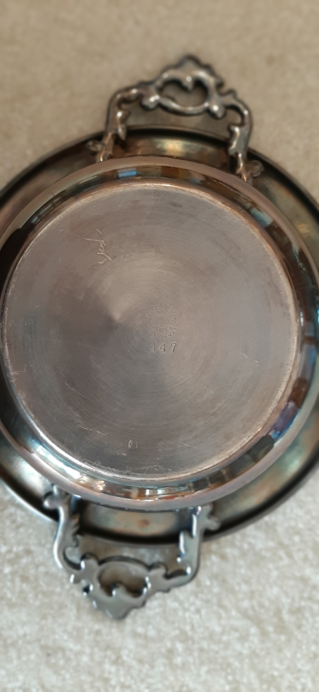 Vintage Poole Silver Co. Butter Dish - photo 3