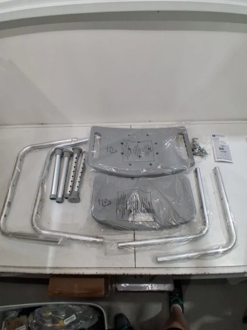 Medline Bath Chair with Back, Shower Chair has Height Adjustable image indicator(4)