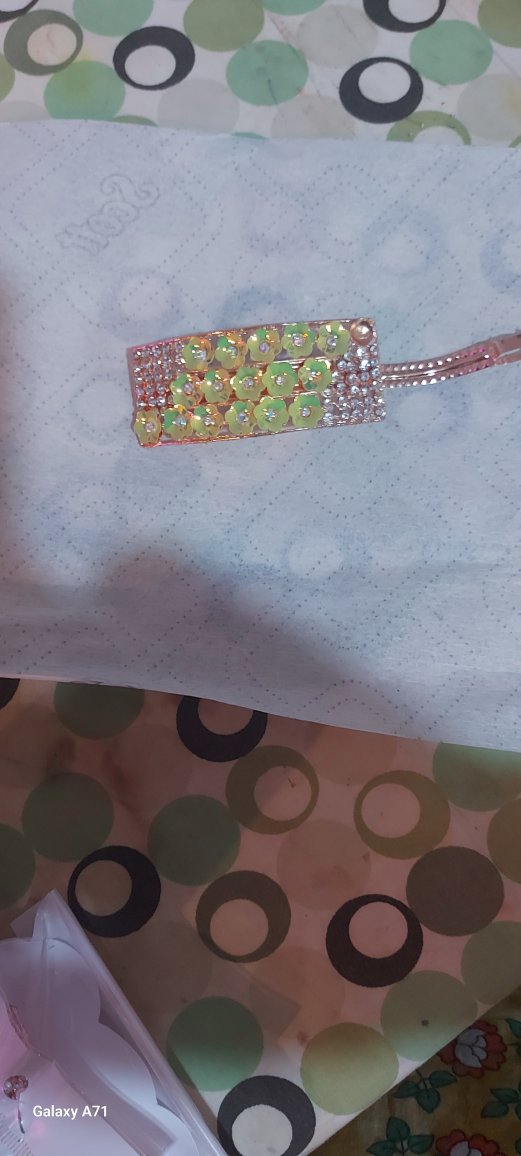 Hair Clip with Rhinestones