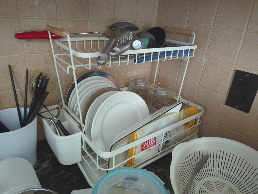 White Dish Rack