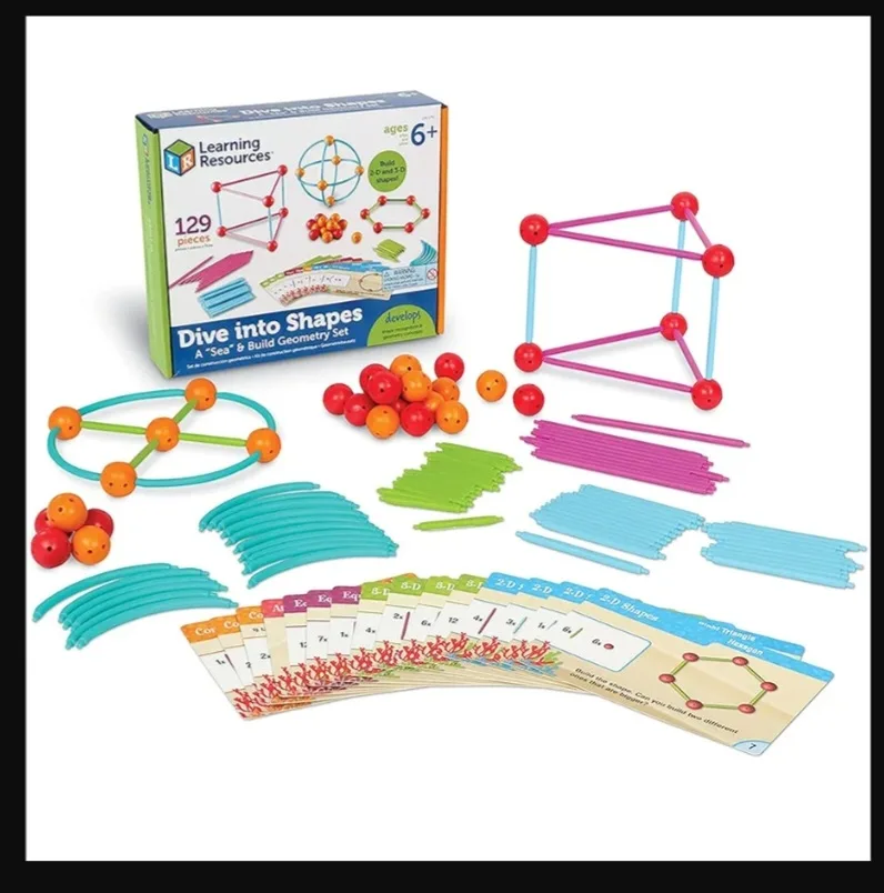 Learning Resources Dive into Shapes Geometry Set thumbnail