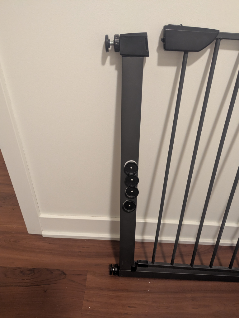 Baby or Dog Safety Gate, Black - photo 3