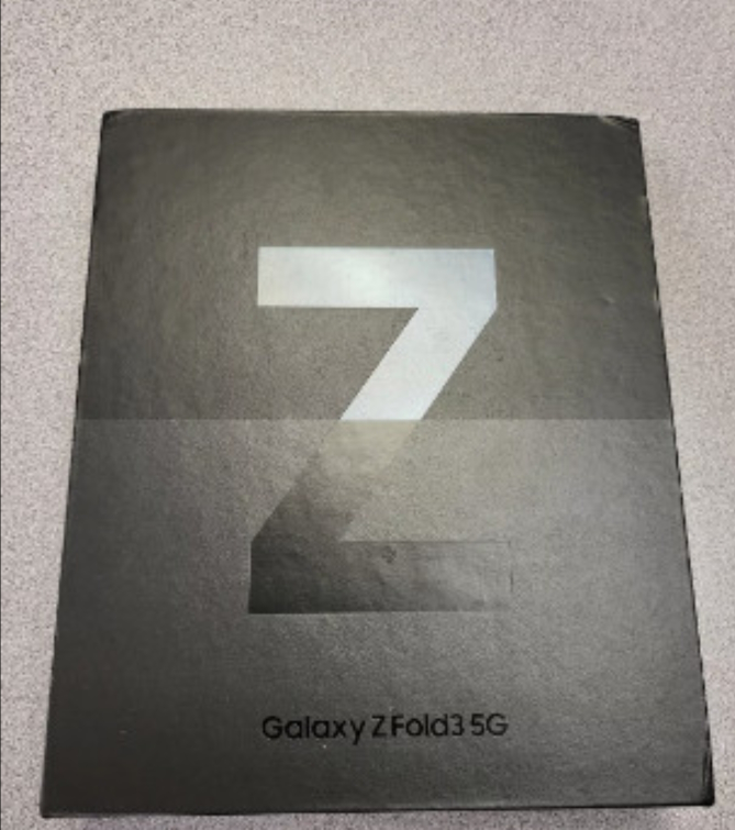 SAMSUNG GALAXY Z FOLD3 5G BLACK - (BOX Only)