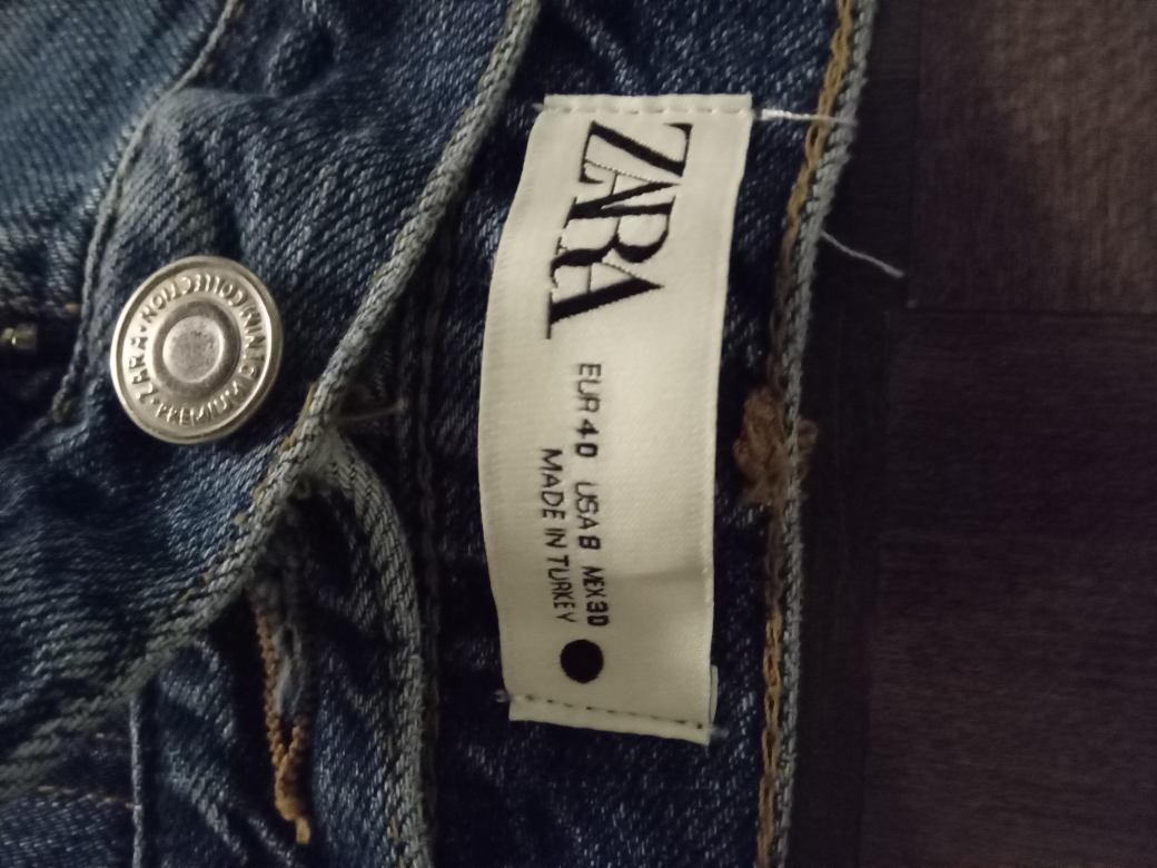 Zara Denim Jeans, Size 8 - photo 2
