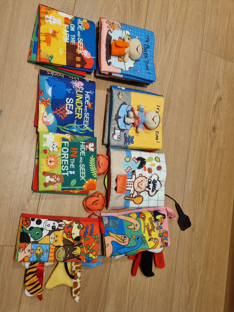 Soft Baby Books - Set of 8