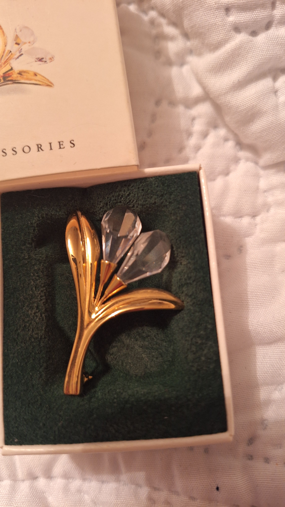 Swarovski Crystal Memories Flower Brooch - photo 2