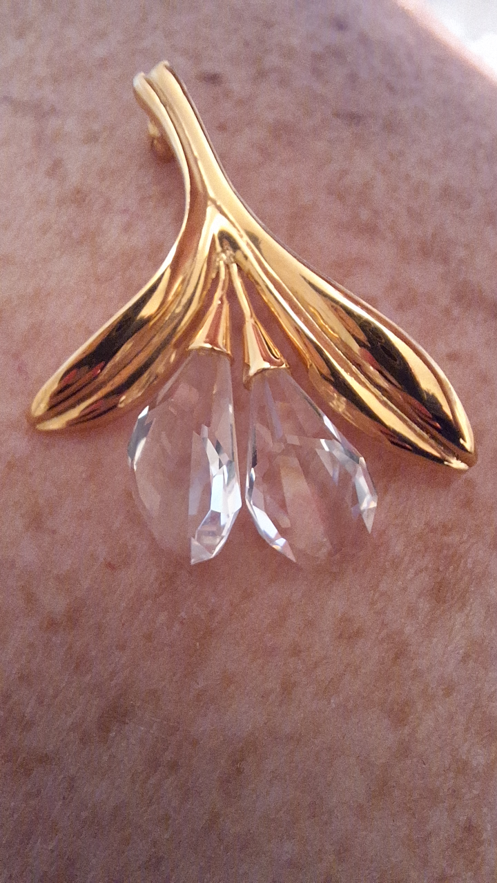 Swarovski Crystal Memories Flower Brooch - photo 5