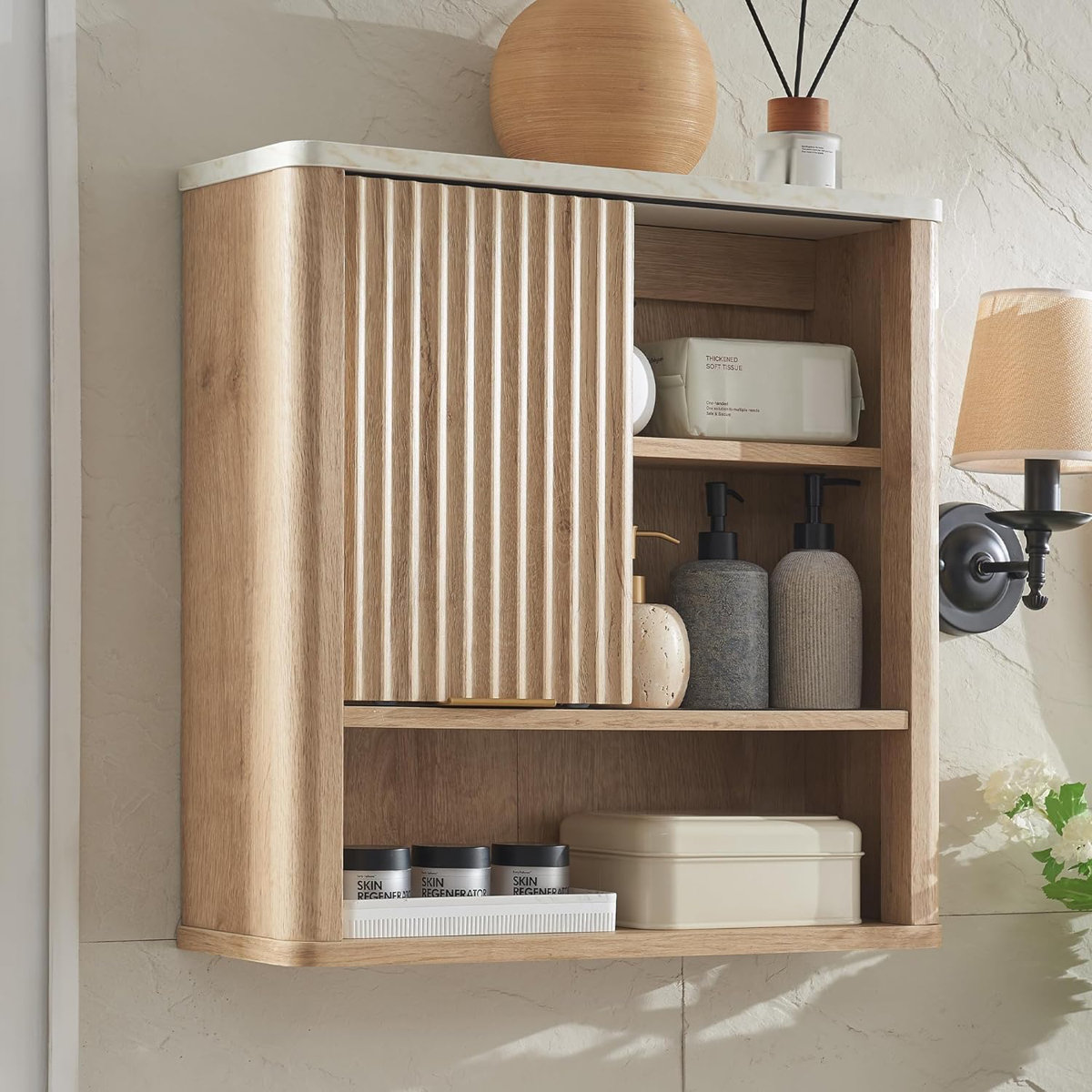 Redlemon Wall Mounted Bathroom Cabinet - photo 2