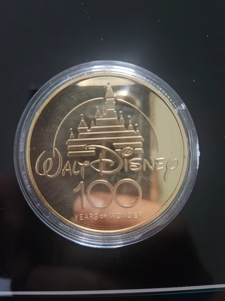 Disney Princess Gold Plated Coins 5 pcs image indicator(7)