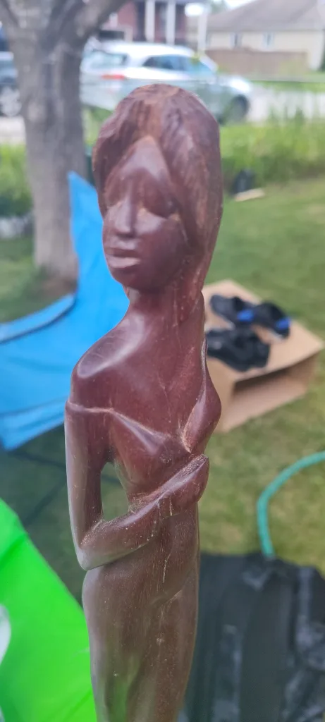 Wooden Woman Statue thumbnail