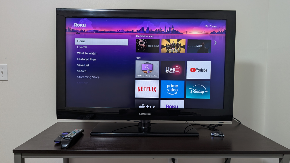 Samsung 40" HDTV + Roku Streaming Setup – Plug & Play!