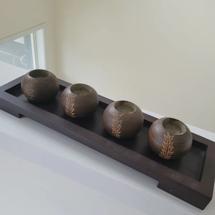 Wooden Candles Holder thumbnail