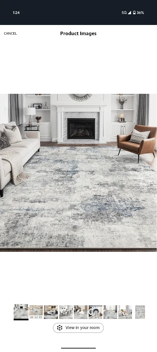 8' x 10' Area Rug - Machine Washable thumbnail