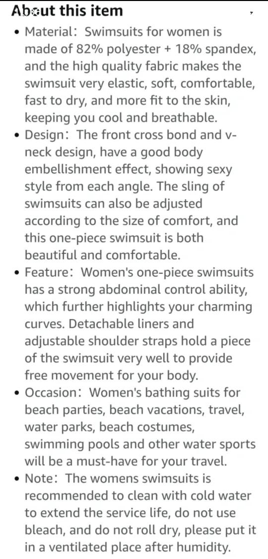 Pink & Black One-Piece Swimsuit - Size Medium image indicator(7)