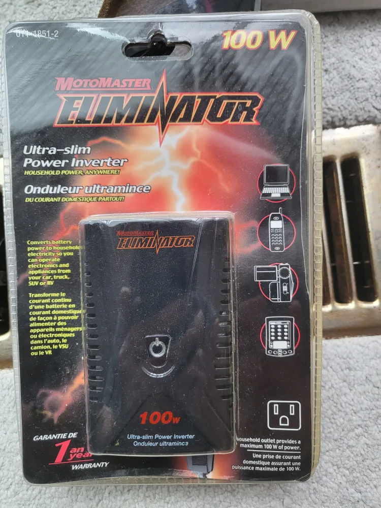 MotoMaster Eliminator 100W Power Inverter - New! image indicator(2)