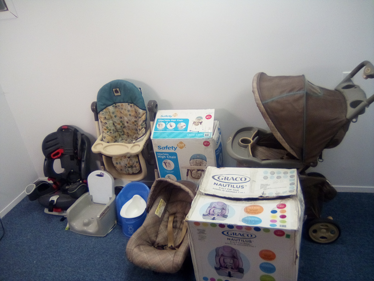 Baby Essentials Bundle - car seat, stroller, high chair + more!