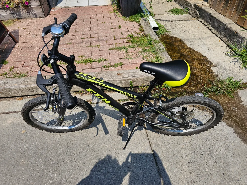 CCM Ruckus Kids' Bike - Black & Green image indicator(3)