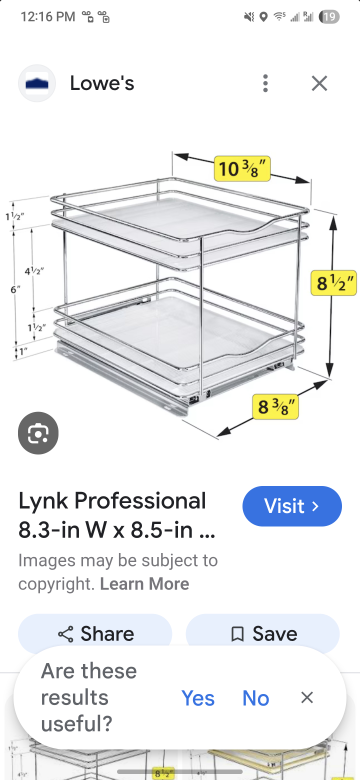 Lynk Professional 2-Tier Cabinet Organizer - photo 4
