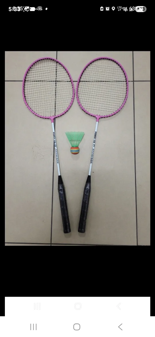 Badminton Rackets set Attacker Power108 NEW image indicator(2)