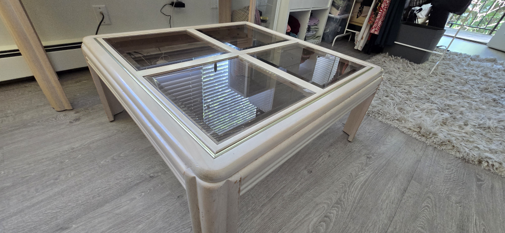 Glass Top Coffee Table - photo 2