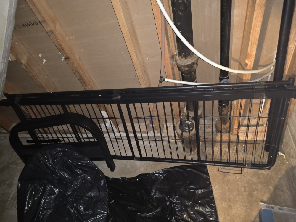 Black Futon Frame only - photo 3