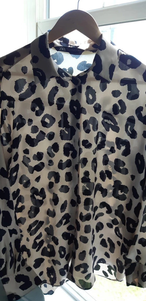 Zara Leopard Print Blouse