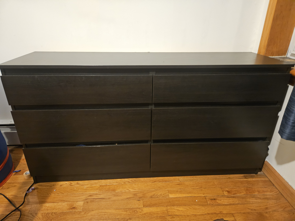 IKEA Malm 6-Drawer Dresser - Brown