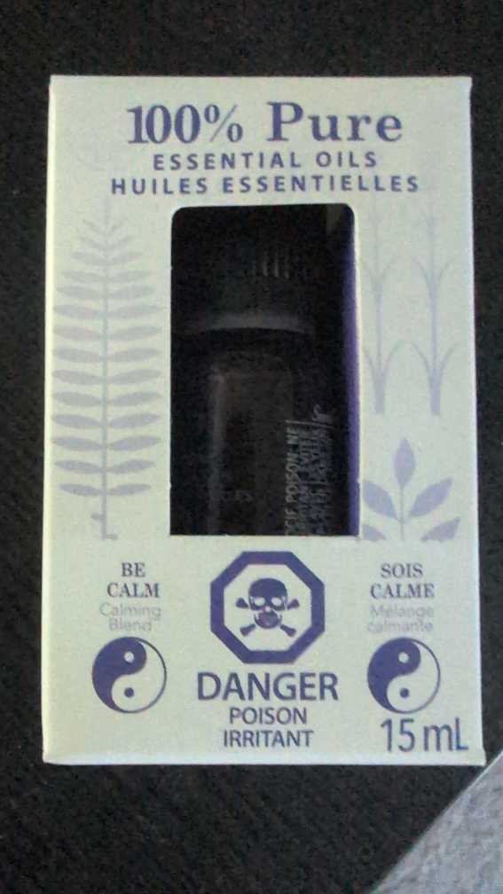 100% Pure Essential Oils - Be Calm Blend