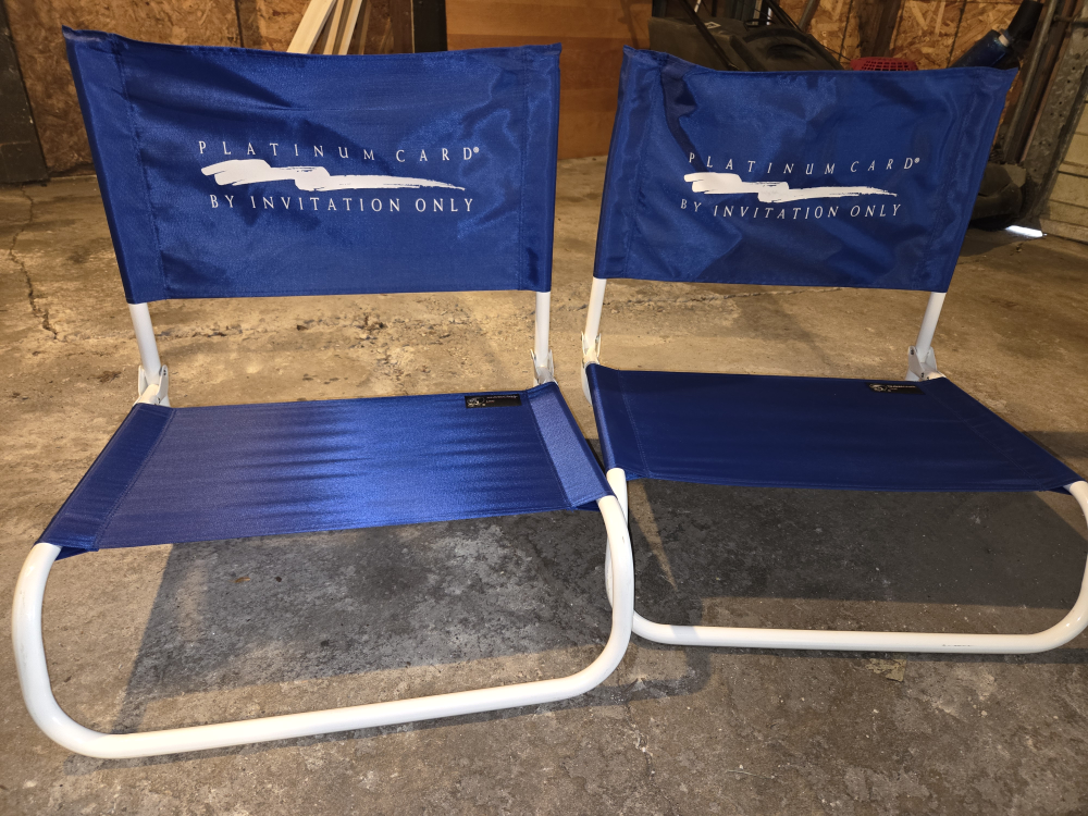 Platinum Card Beach Chairs - Blue