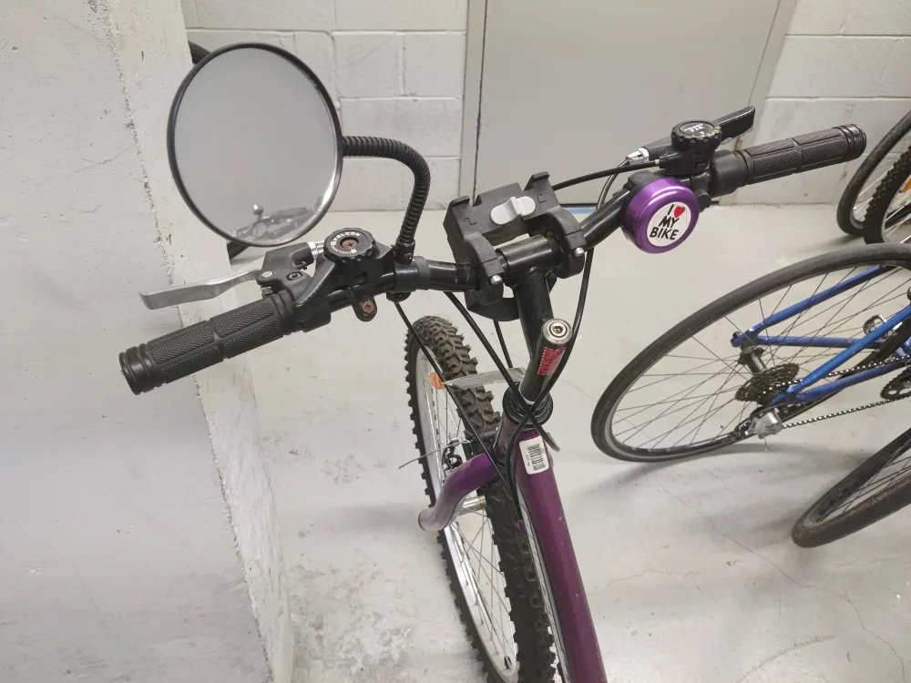 Purple Bicycle with all assessories image indicator(3)